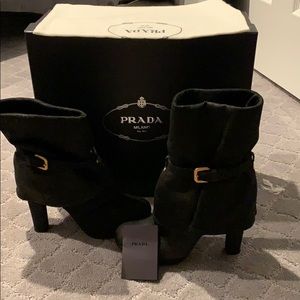 Prada bucket booties